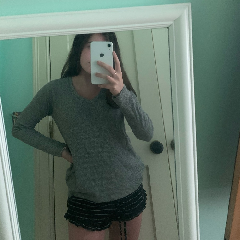 Comfy gray sweater!